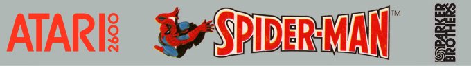 Spiderman logo for Atari 2600
